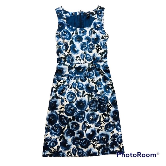 Sleeveless Navy Floral Dress by H&M - Picture 6 of 10
